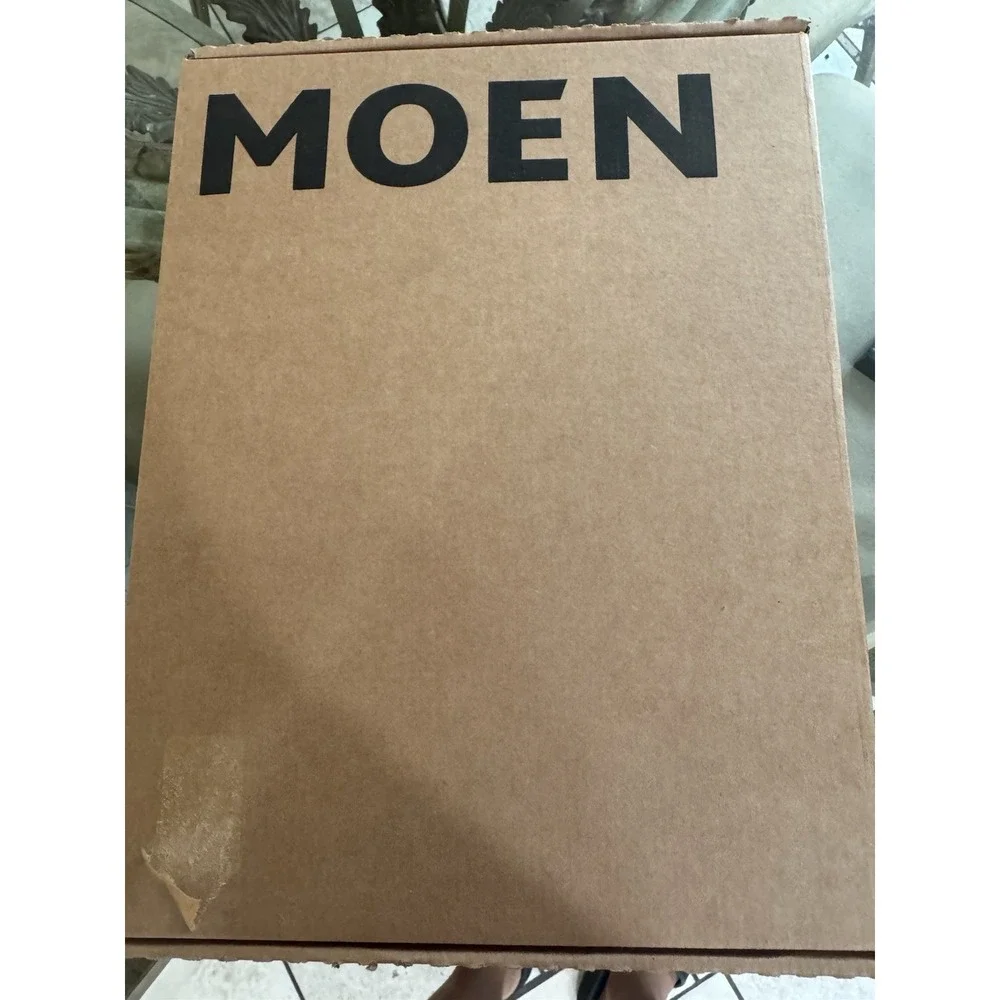Moen Bathroom Faucet. The Image Shows The Faucet Is New.